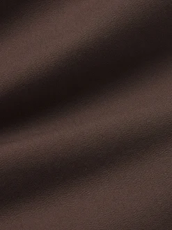 Women FRAME Le Jane Crop Trouser in Chocolate Brown