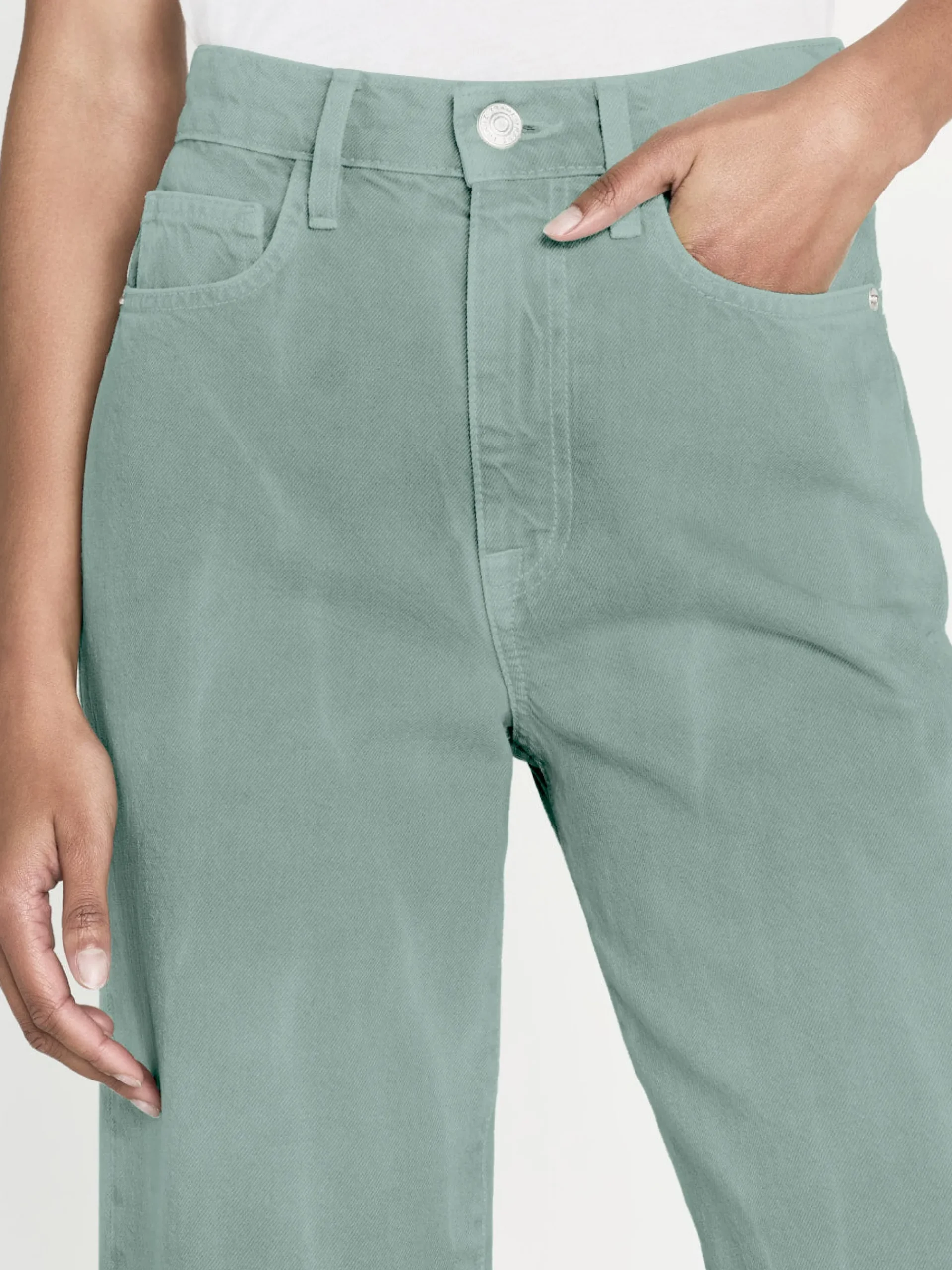 Women FRAME Le Jane Wide Crop in