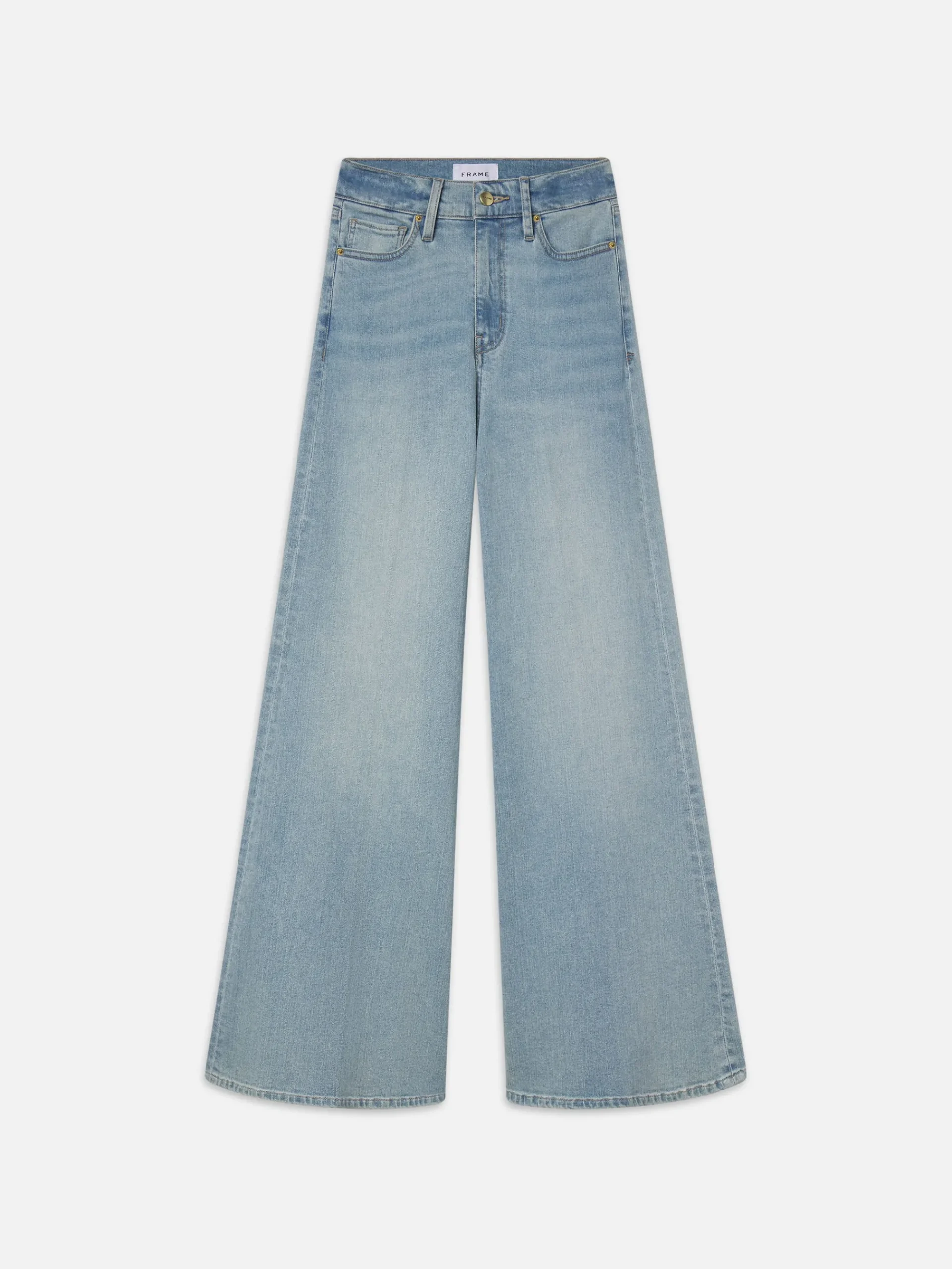 Women FRAME Le Palazzo Crop in Blue Springs