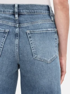 Women FRAME Le Palazzo Crop in Daphne Blue