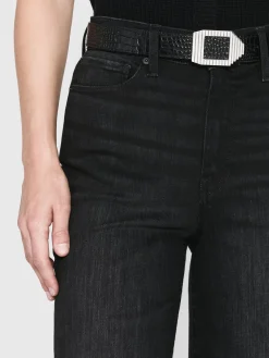 Women FRAME Le Palazzo Crop in Tilt Raw After