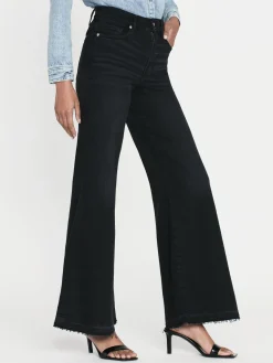 Women FRAME Le Palazzo Crop Released Hem in