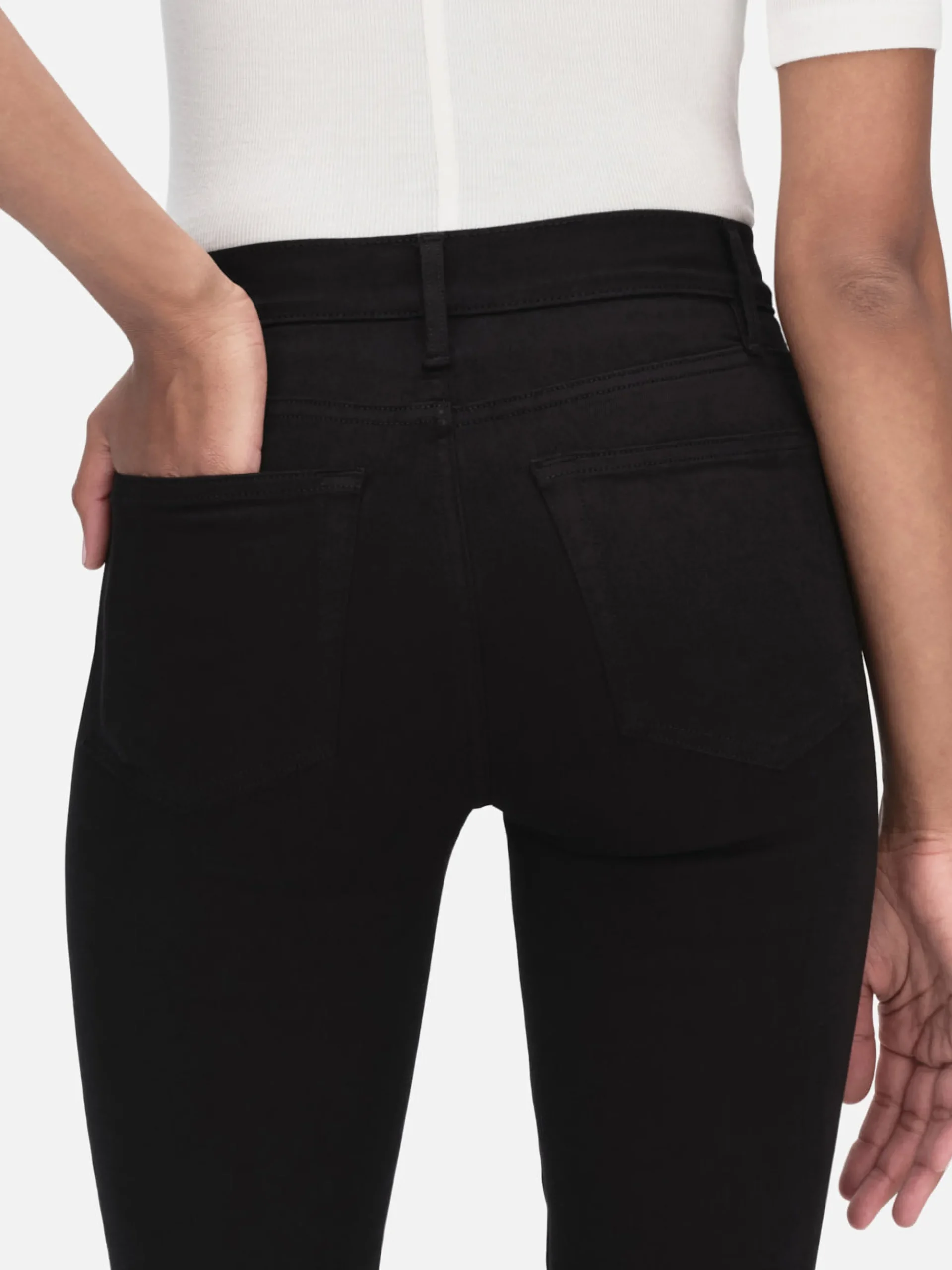 Women FRAME Le Pixie High Flare in Film Noir