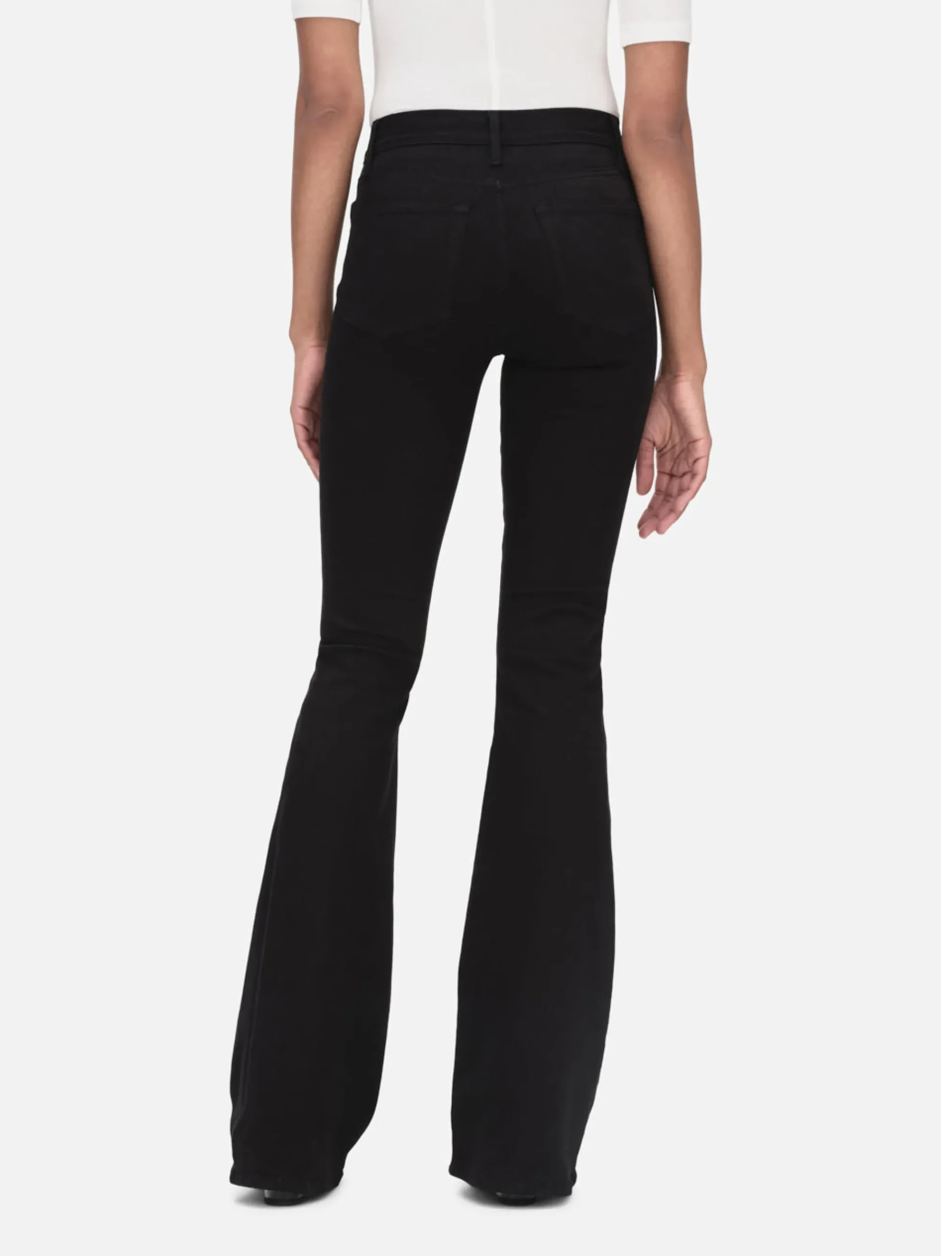 Women FRAME Le Pixie High Flare in Film Noir