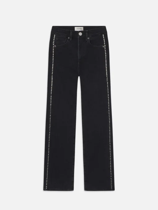 Women FRAME Le Sleek Straight Studded in