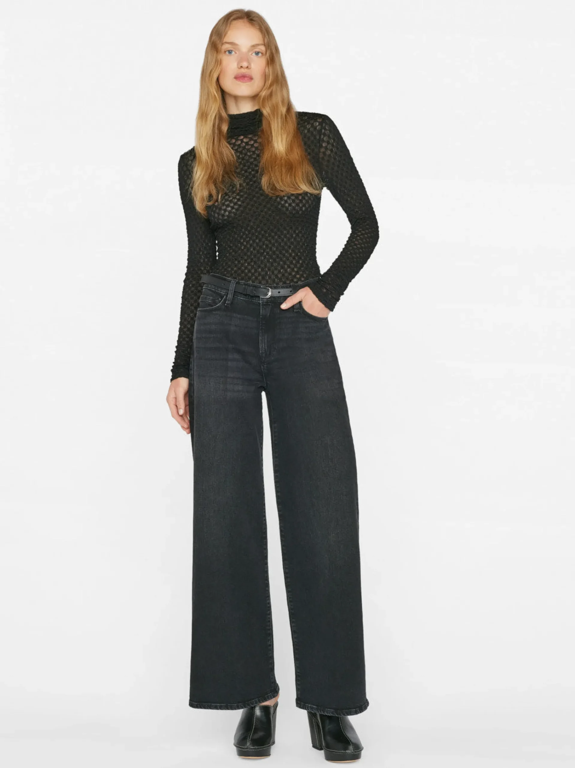 Women FRAME Le Slim Palazzo in