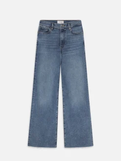 Women FRAME Le Slim Palazzo in Rowley Raw After