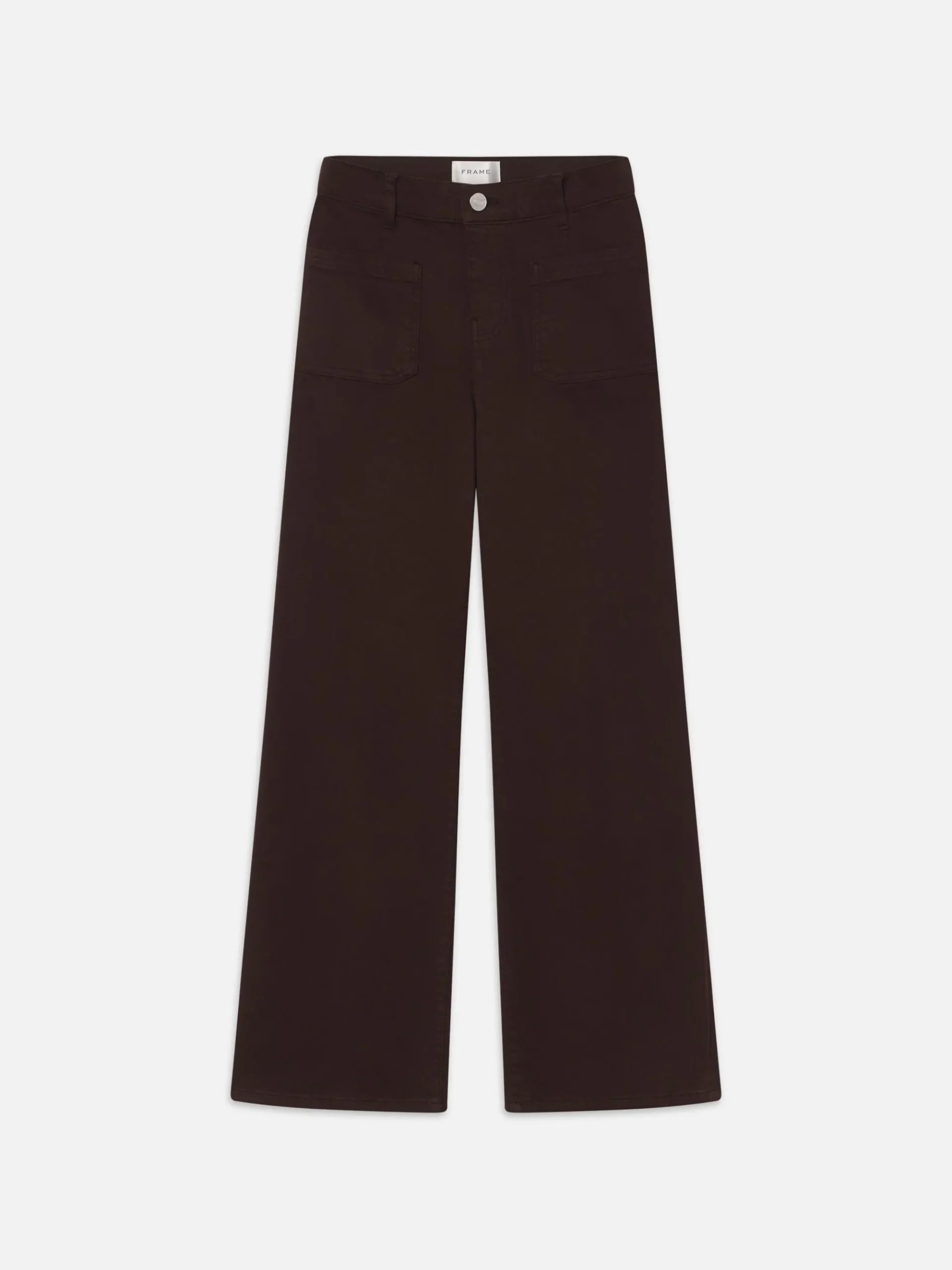 Women FRAME Le Slim Palazzo Bardot Pocket in