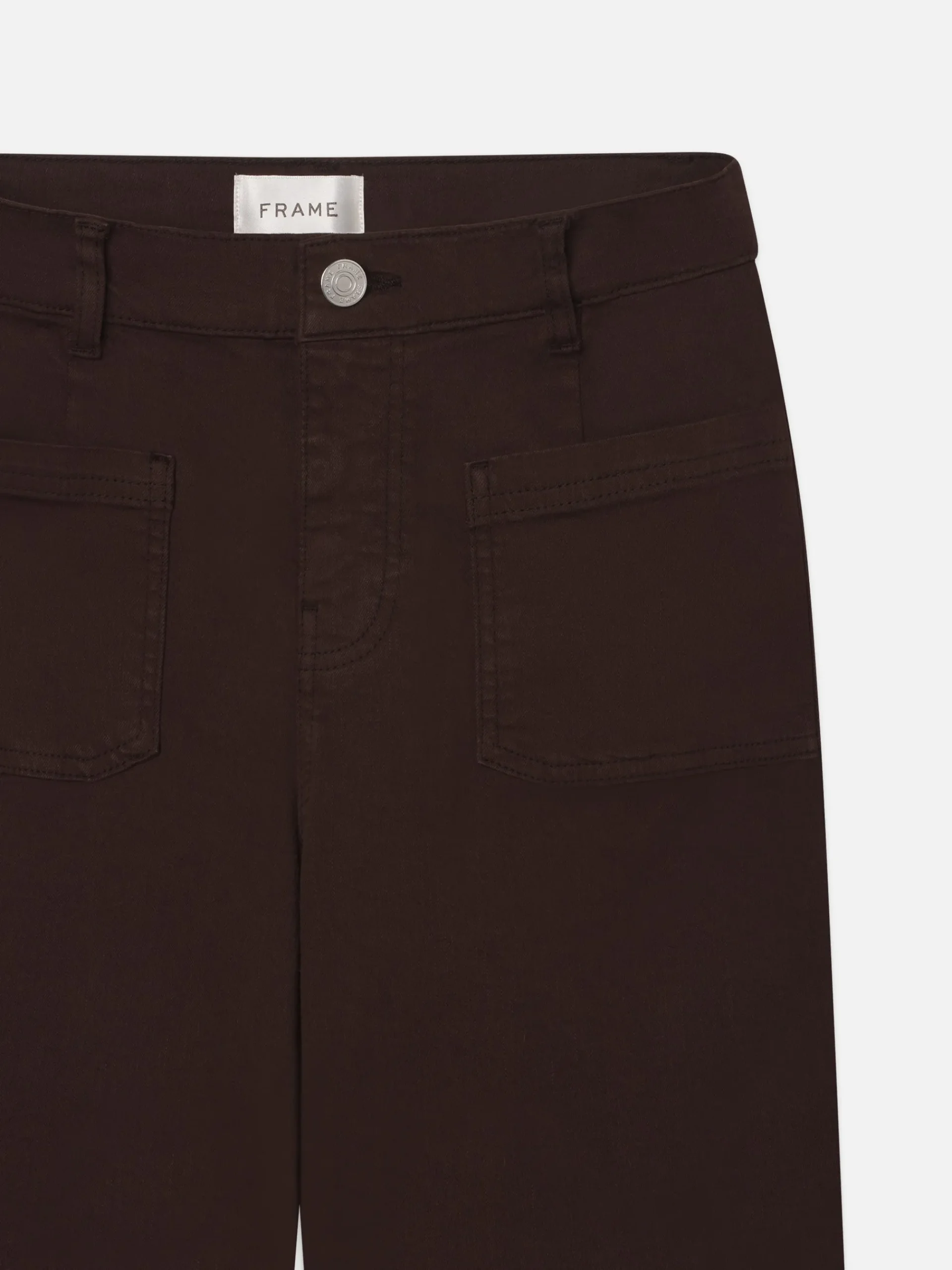 Women FRAME Le Slim Palazzo Bardot Pocket in