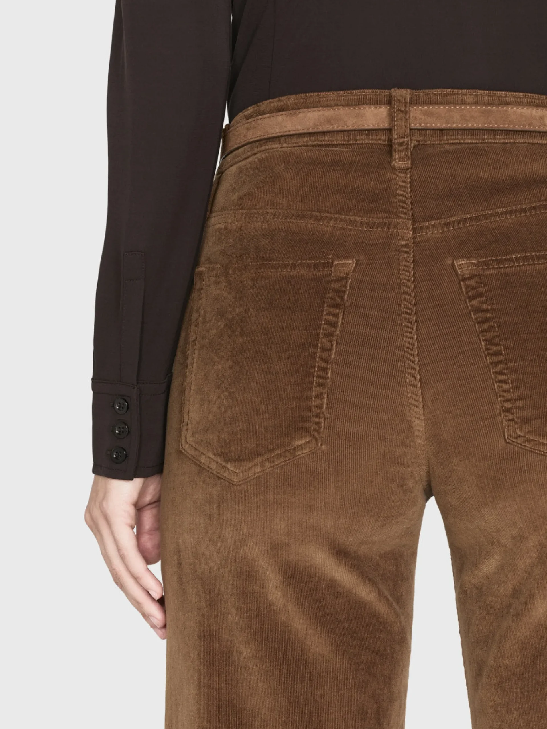 Women FRAME Le Slim Palazzo Corduroy in