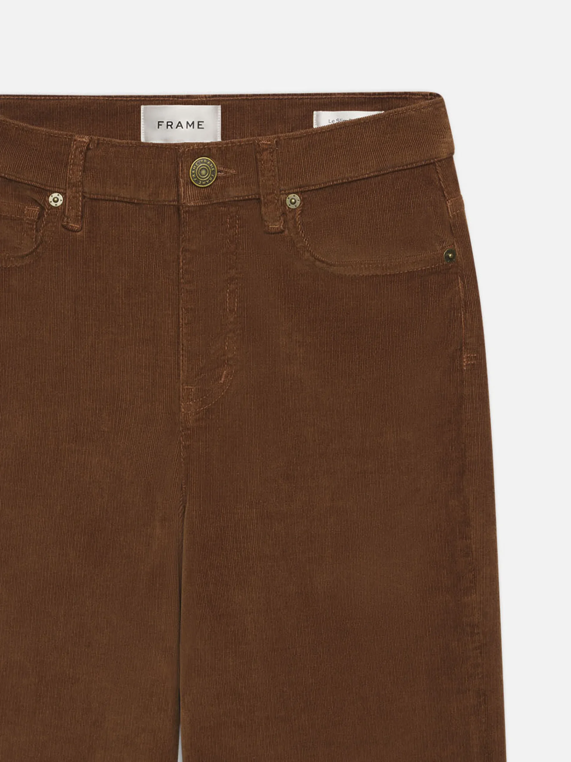 Women FRAME Le Slim Palazzo Corduroy in
