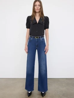 Women FRAME Le Slim Palazzo Long in