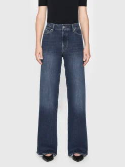 Women FRAME Le Slim Palazzo Long in