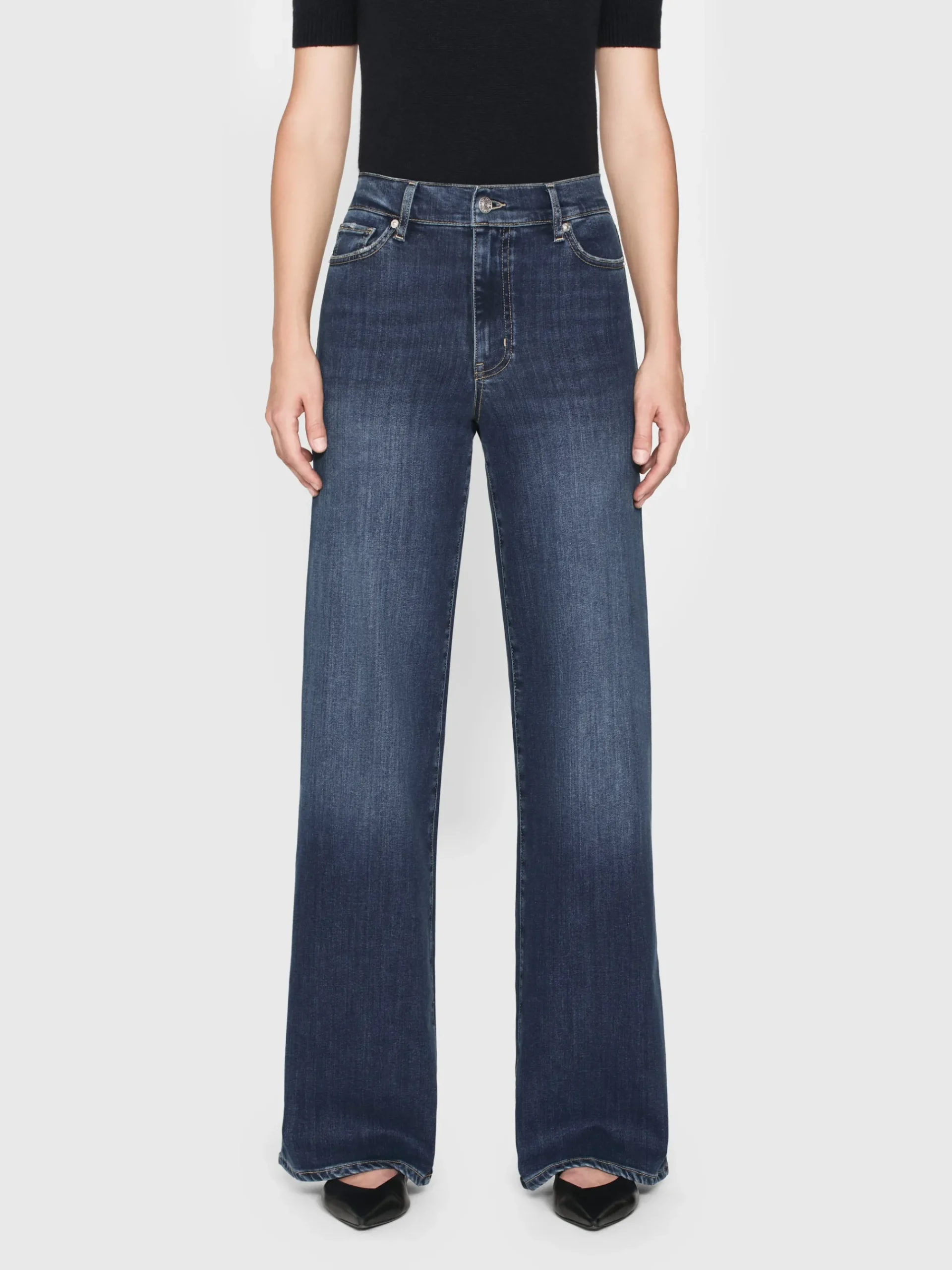 Women FRAME Le Slim Palazzo Long in