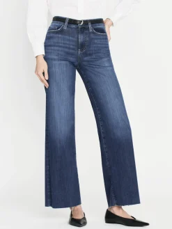 Women FRAME Le Slim Palazzo Raw After in