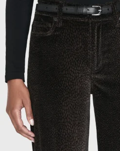 Women FRAME Le Slim Palazzo Velveteen in