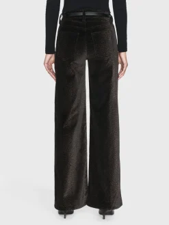 Women FRAME Le Slim Palazzo Velveteen in