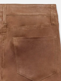 Women FRAME Leather Le Crop Mini Boot in