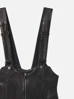 Women FRAME Leather Overall in