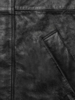 FRAME Leather Parka in