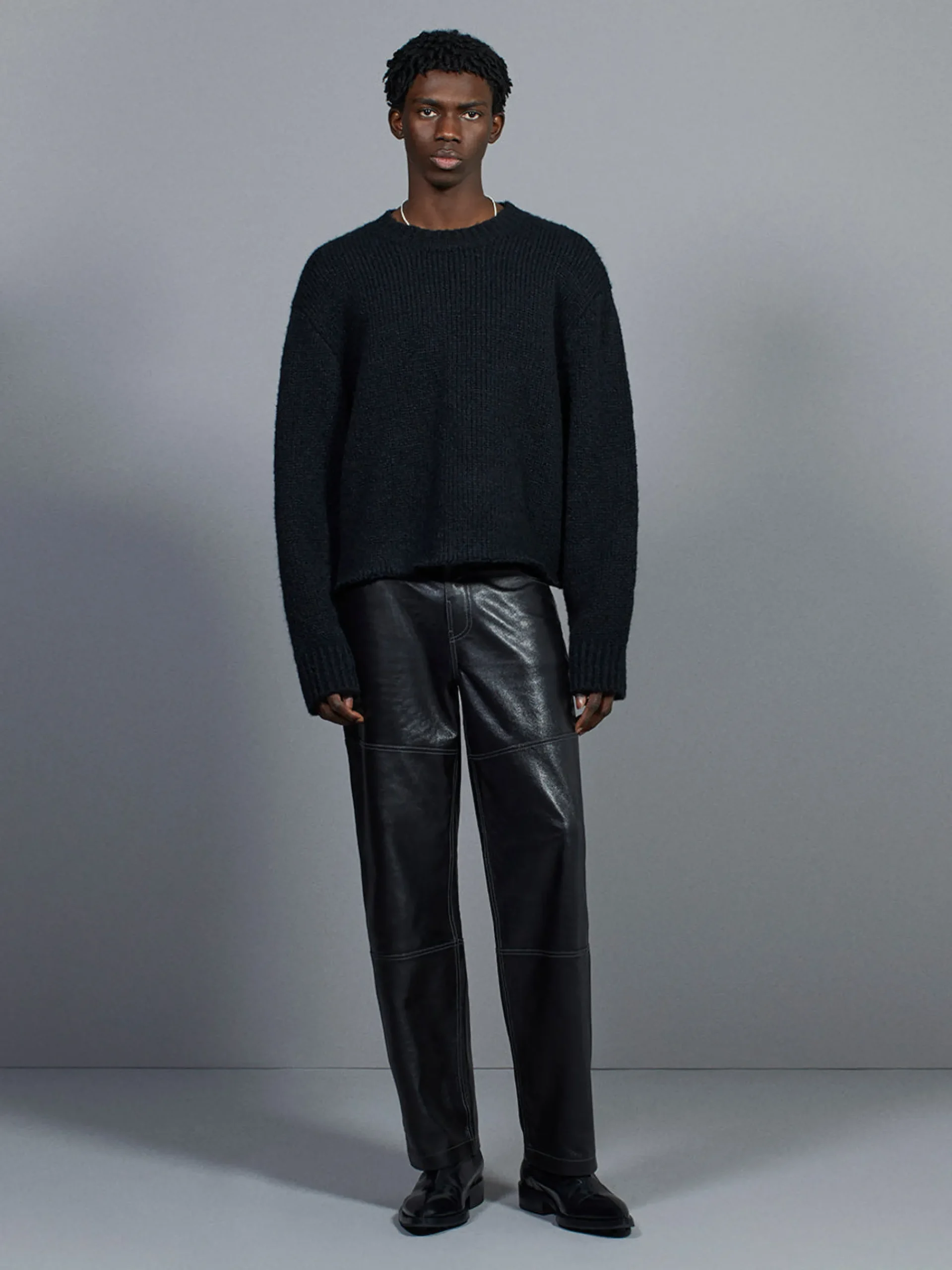 FRAME Leather Trouser in