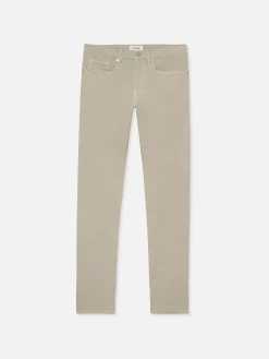 FRAME L'Homme Slim Brushed Twill in Mineral Grey