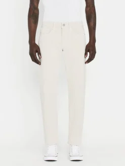 FRAME L'Homme Slim Brushed Twill in Milk Beige