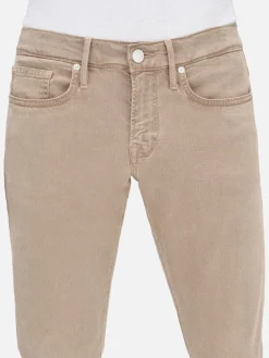 FRAME L'Homme Slim Brushed Twill in Stone Beige
