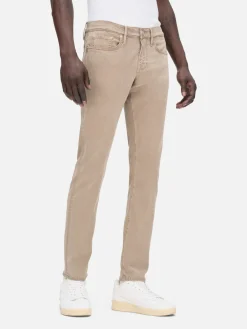 FRAME L'Homme Slim Brushed Twill in Stone Beige