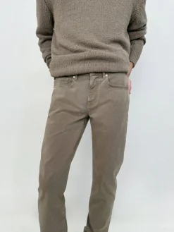 FRAME L'Homme Slim Brushed Twill in Dusty Grey