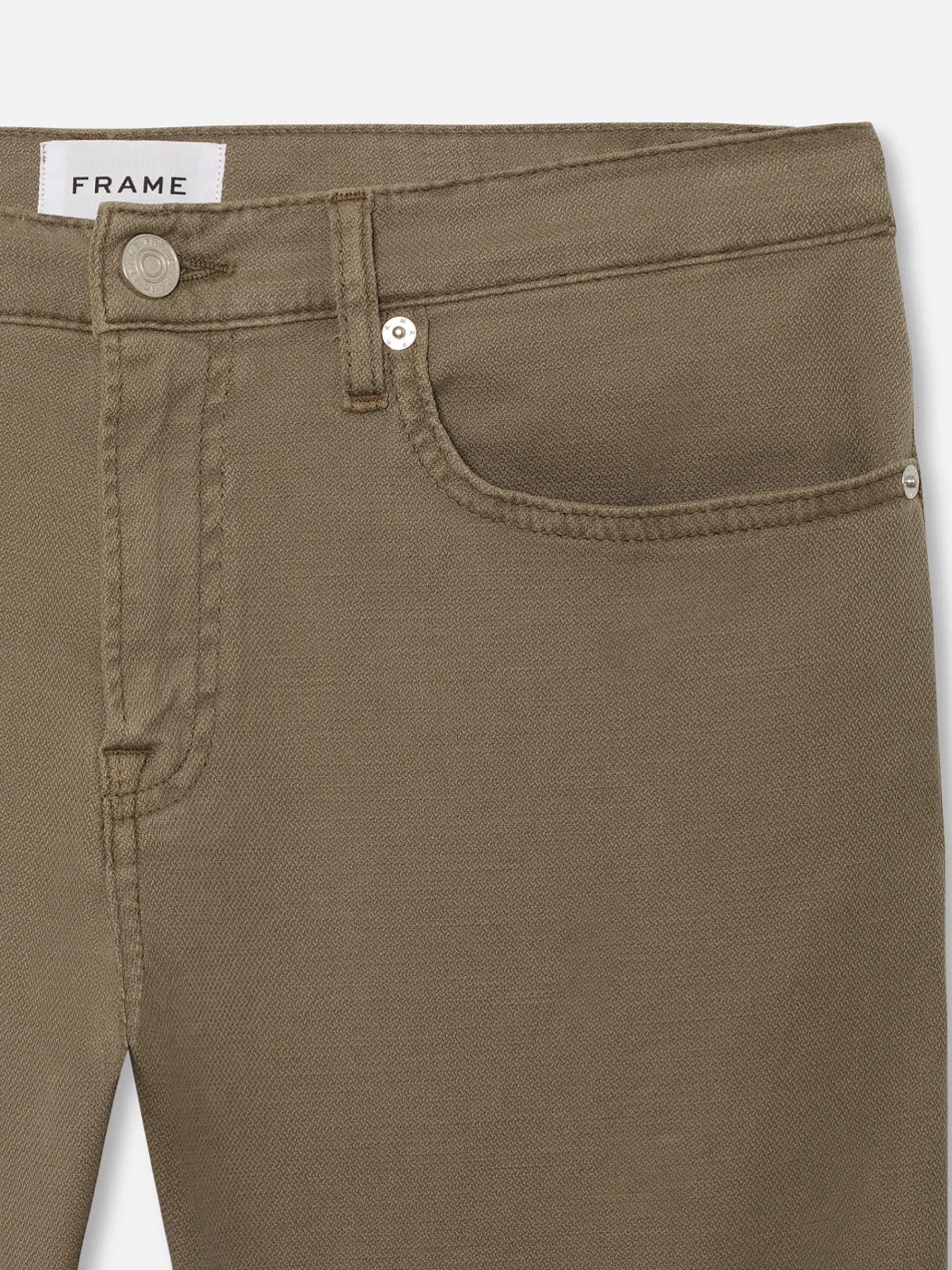 FRAME L'Homme Slim Lightweight Twill in Garage Dry Sage