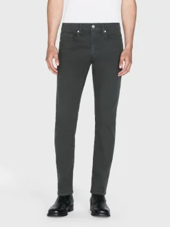 FRAME L'Homme Slim Twill in Dark Charcoal