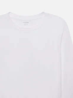 Women FRAME Long Sleeve Baby Tee in