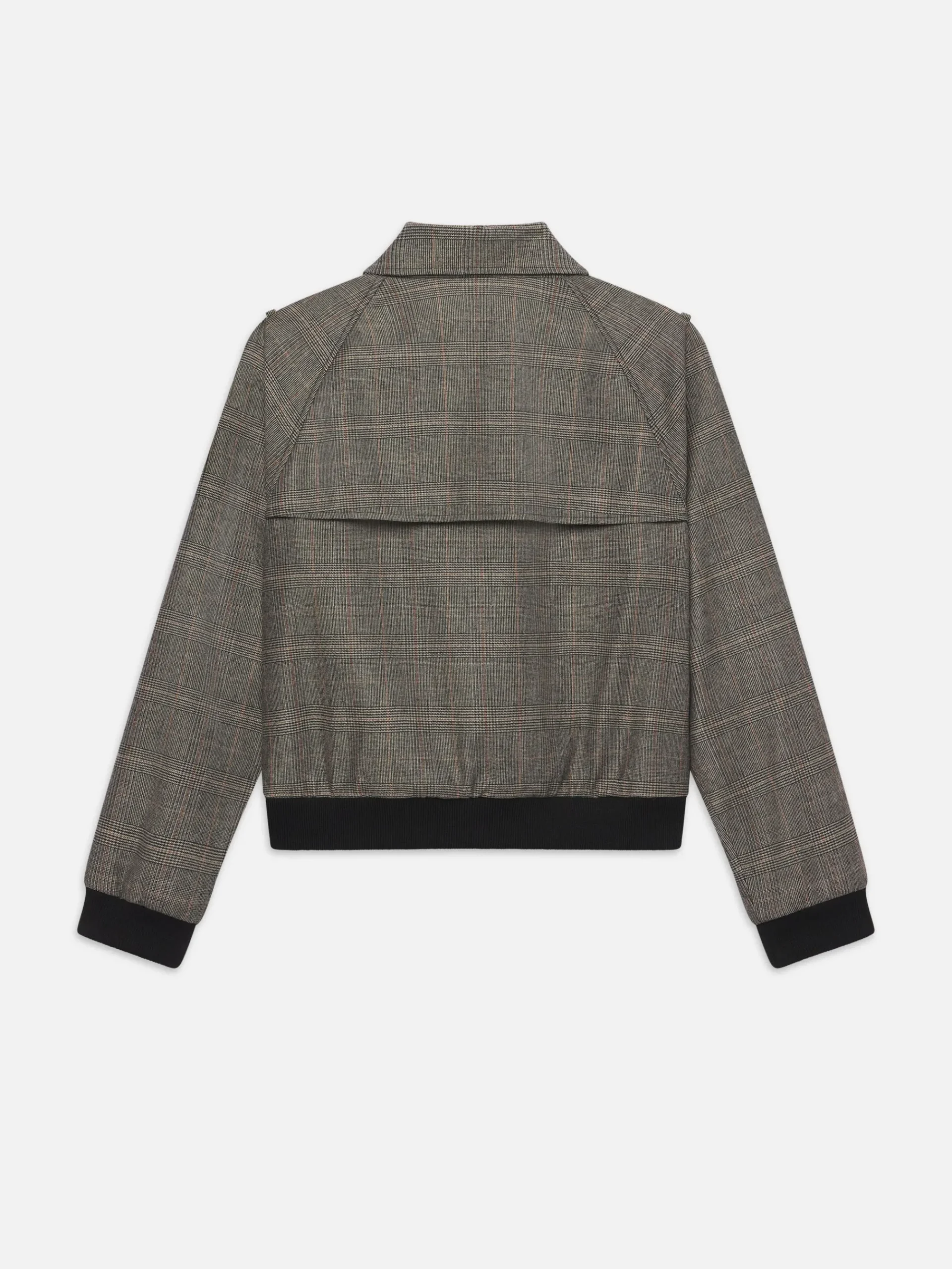 Women FRAME Modern Bomber Jacket in Brown Multi