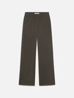 Women FRAME Modern Pocket Pant in Rich Military