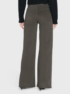 Women FRAME Modern Pocket Pant in Rich Military