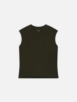 Women FRAME Muscle Crew Tank in