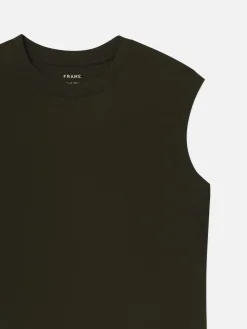 Women FRAME Muscle Crew Tank in