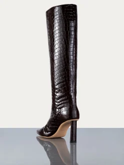 Women FRAME Odette Boot in Espresso Croc