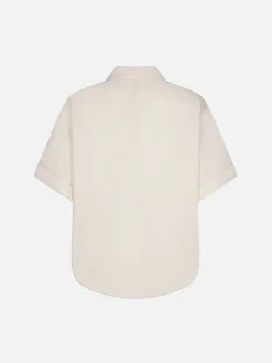 Women FRAME Patch Pocket Utility Shirt in