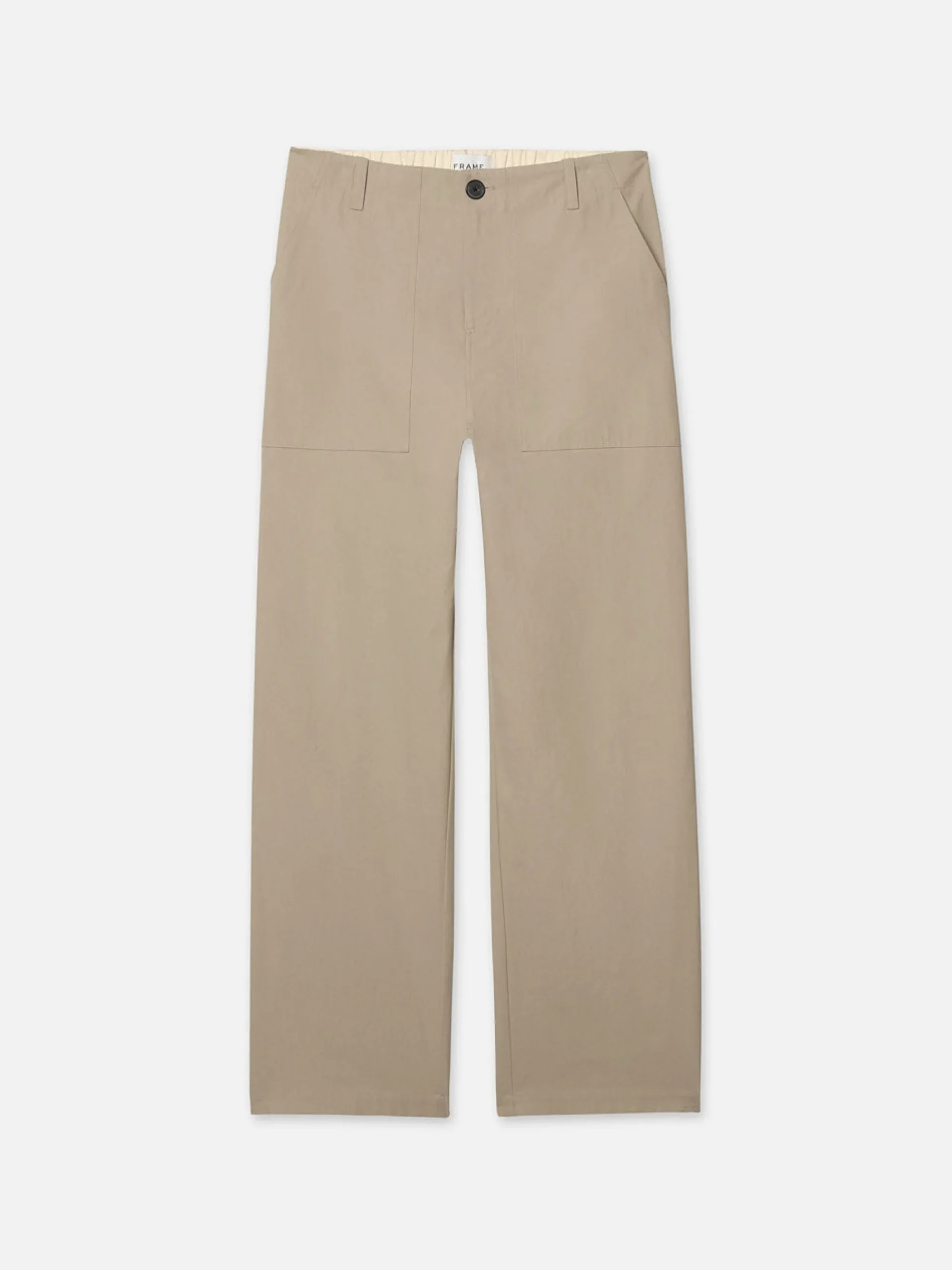 FRAME Patch Traveler Pants in Dark Beige