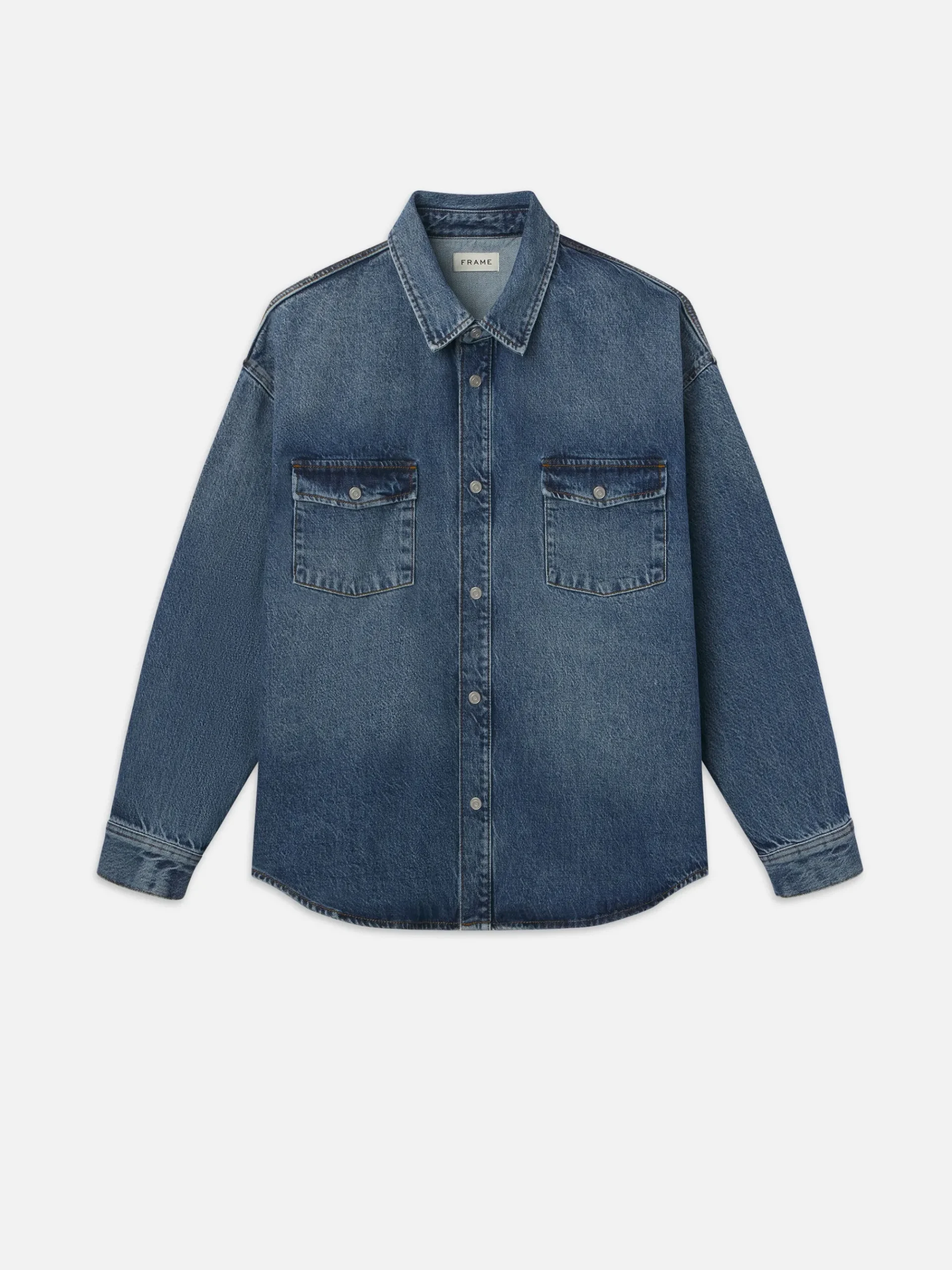 FRAME Relaxed Denim Shirt in
