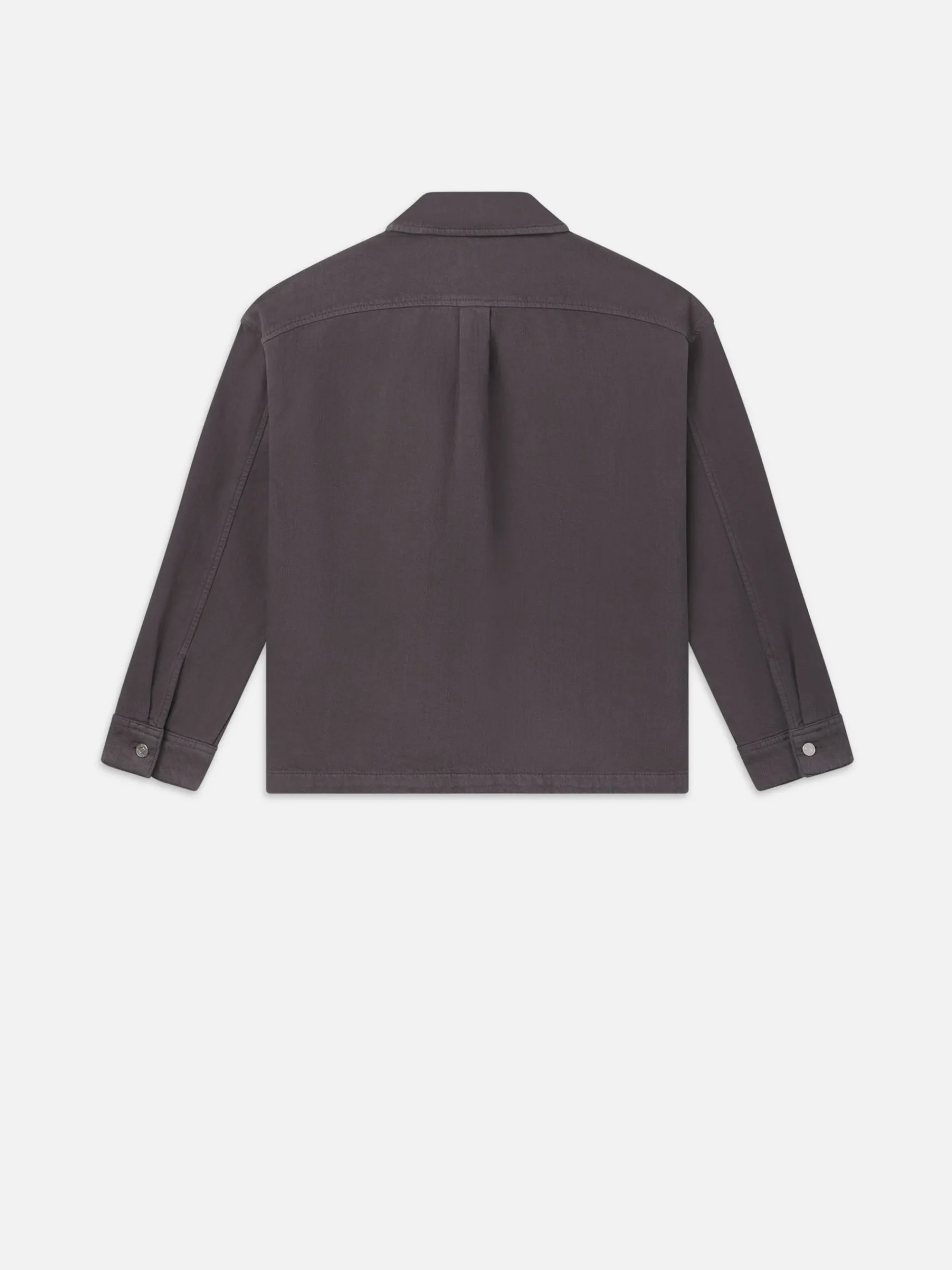 FRAME Relaxed Double Pocket Shirt in Slate Gray