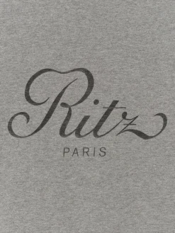 FRAME Ritz Men's Cropped Relaxed T Shirt in Heather Grey