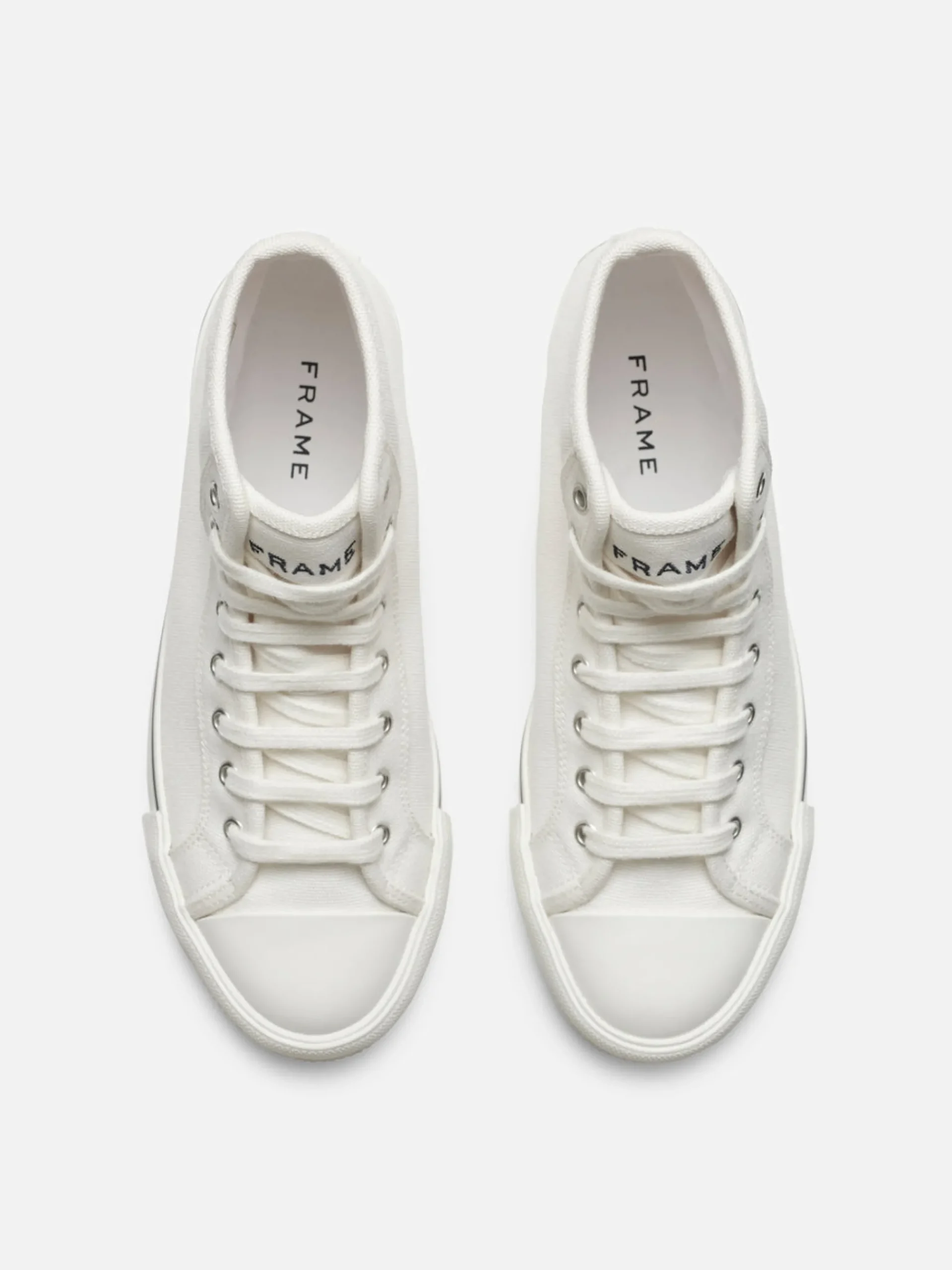 Women FRAME Ritz Unisex High Top Sneaker in