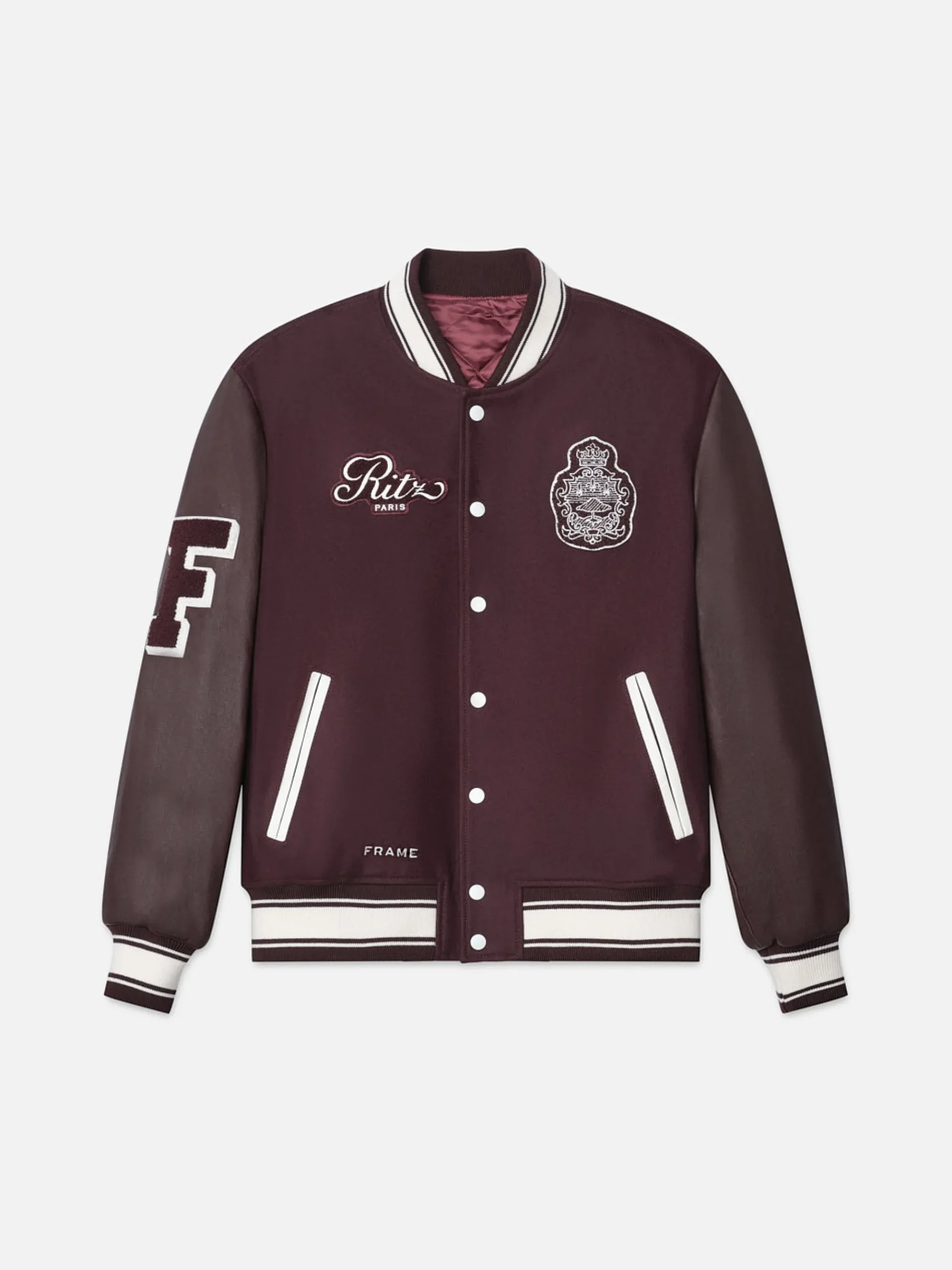 Women FRAME Ritz Unisex Varsity Jacket in