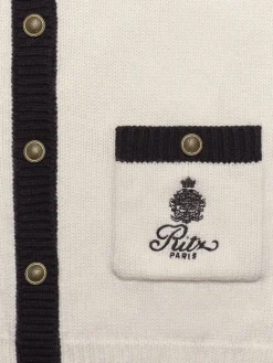 Women FRAME Ritz Women's Cardigan in Black Multi