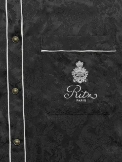 Women FRAME Ritz Women's Pajama Shirt in Black Multi