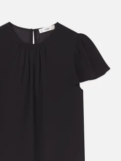 Women FRAME Ruffle Sleeve Blouse in