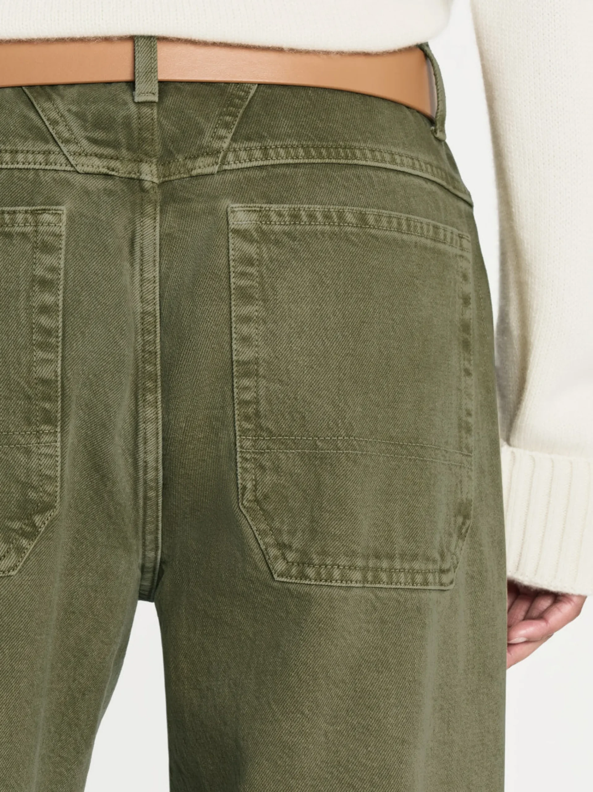 Women FRAME 90's Utility Loose in Washed Summer Sage